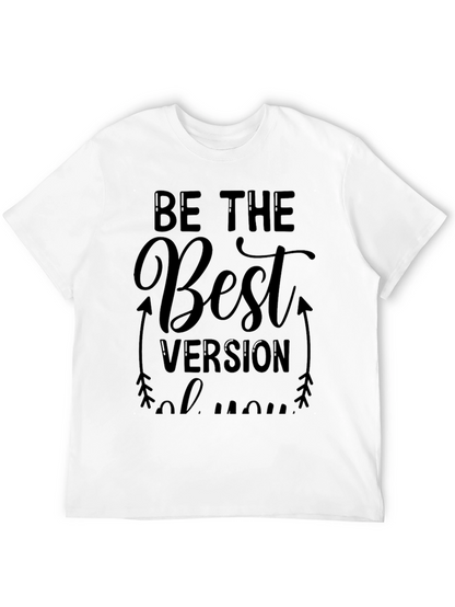Camiseta Negra Sé la Mejor Versión de Ti