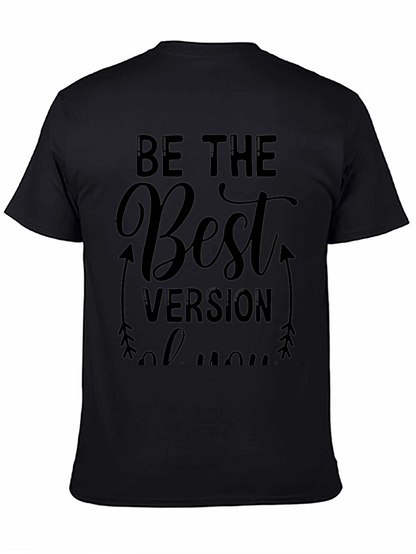 Camiseta Negra Sé la Mejor Versión de Ti