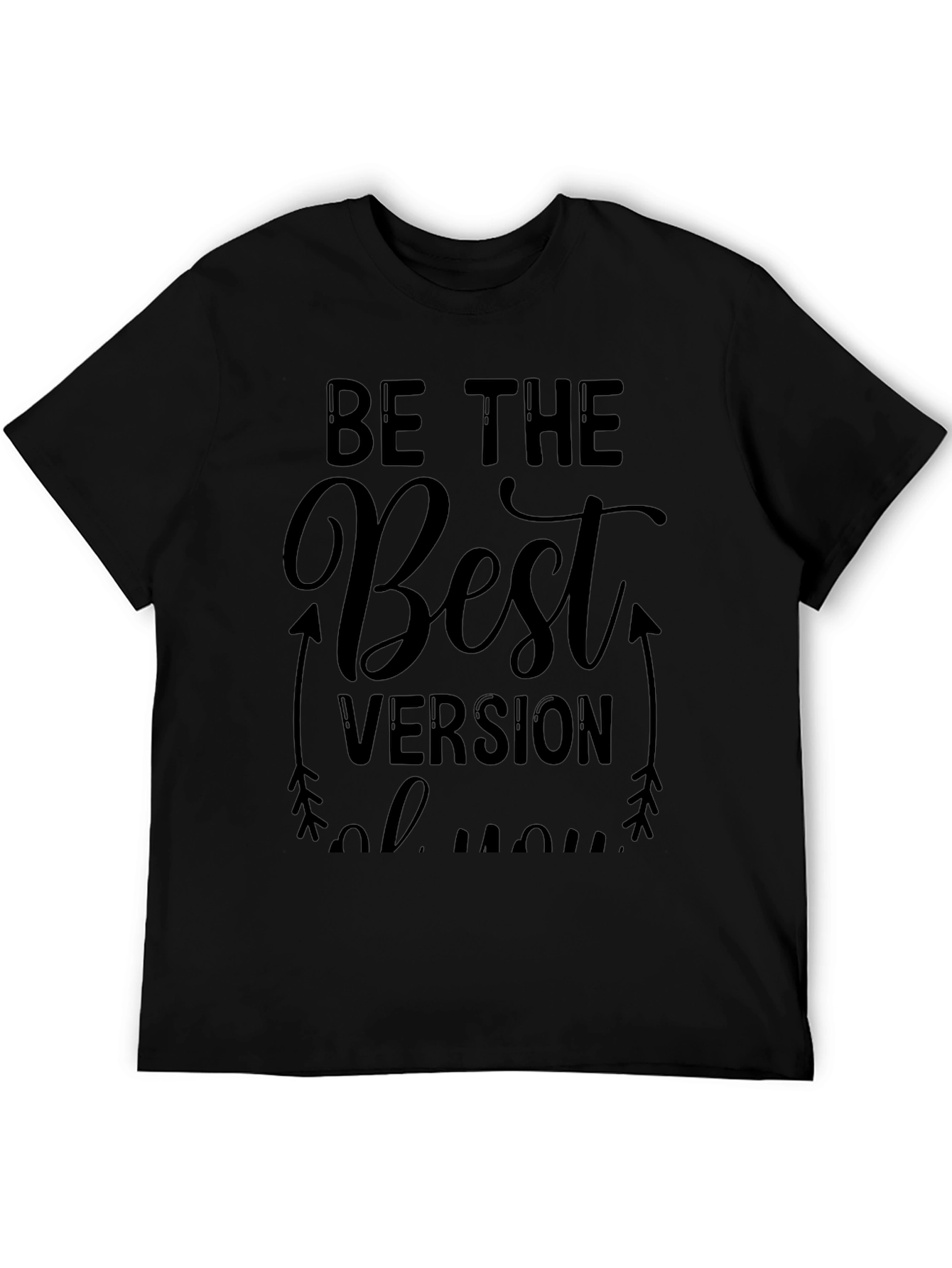 Camiseta Negra Sé la Mejor Versión de Ti