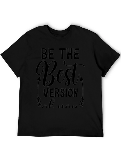 Camiseta Negra Sé la Mejor Versión de Ti