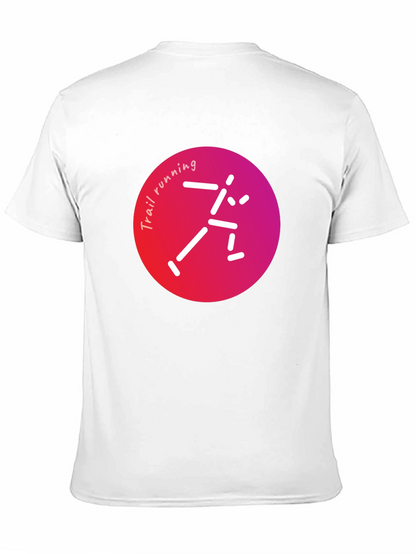 Camiseta Negra Trail Running Diseño Atractivo