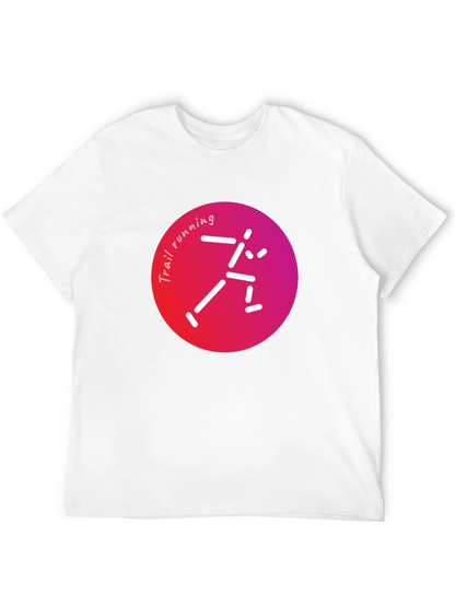 Camiseta Negra Trail Running Diseño Atractivo