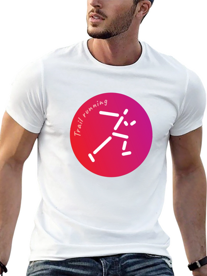 Camiseta Negra Trail Running Diseño Atractivo