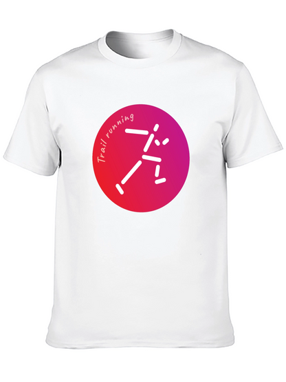 Camiseta Negra Trail Running Diseño Atractivo