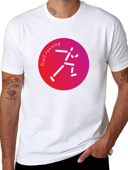 Camiseta Negra Trail Running Diseño Atractivo