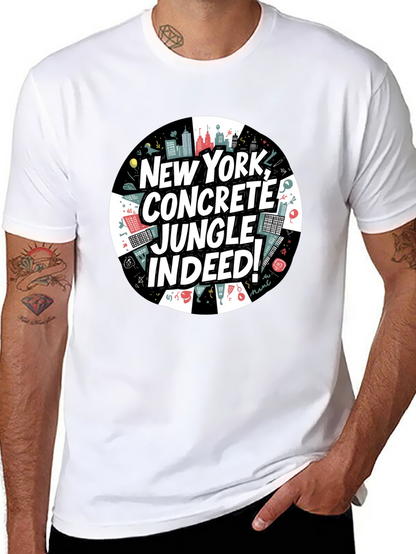 Camiseta Negra: Nueva York Jungla de Concreto