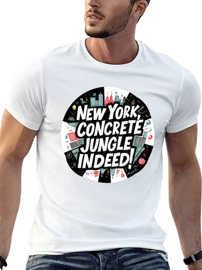 Camiseta Negra: Nueva York Jungla de Concreto