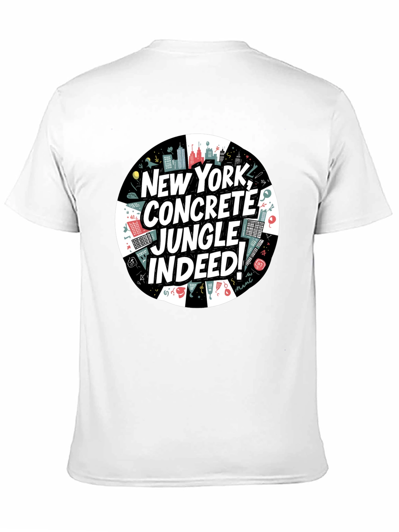 Camiseta Negra: Nueva York Jungla de Concreto