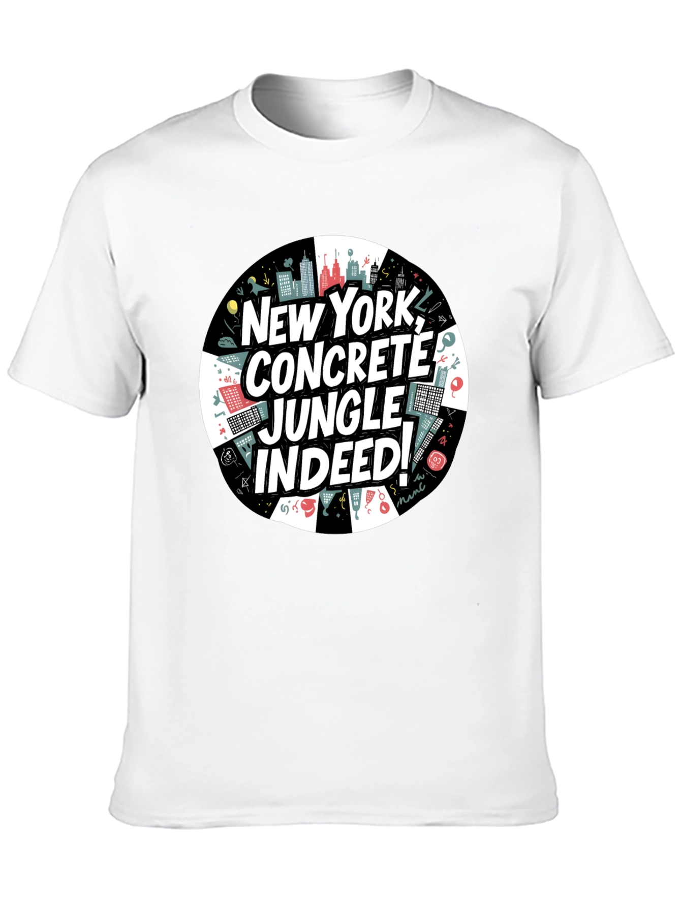 Camiseta Negra: Nueva York Jungla de Concreto