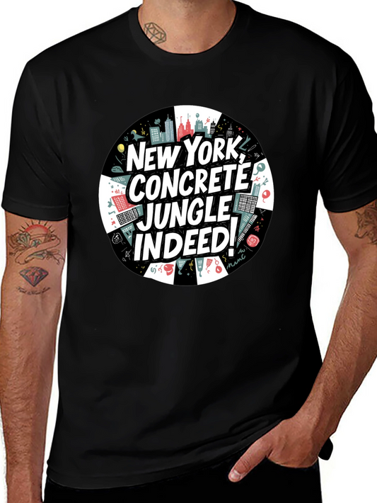 Camiseta Negra: Nueva York Jungla de Concreto