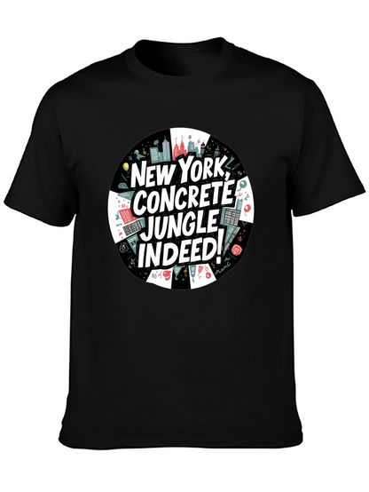 Camiseta Negra: Nueva York Jungla de Concreto