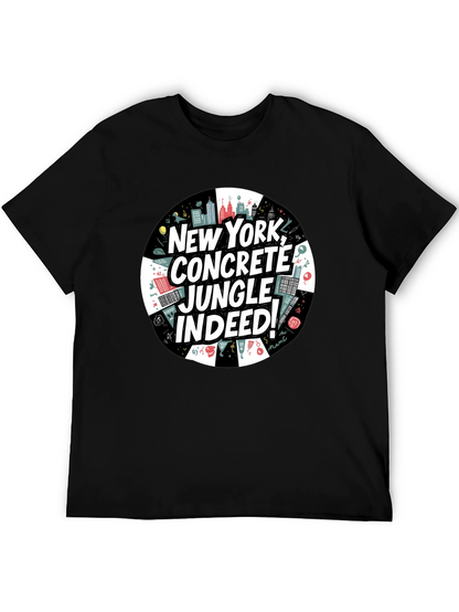 Camiseta Negra: Nueva York Jungla de Concreto