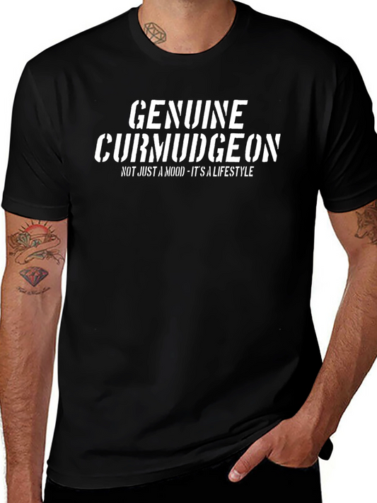 Camiseta Genuine Curmudgeon Negra