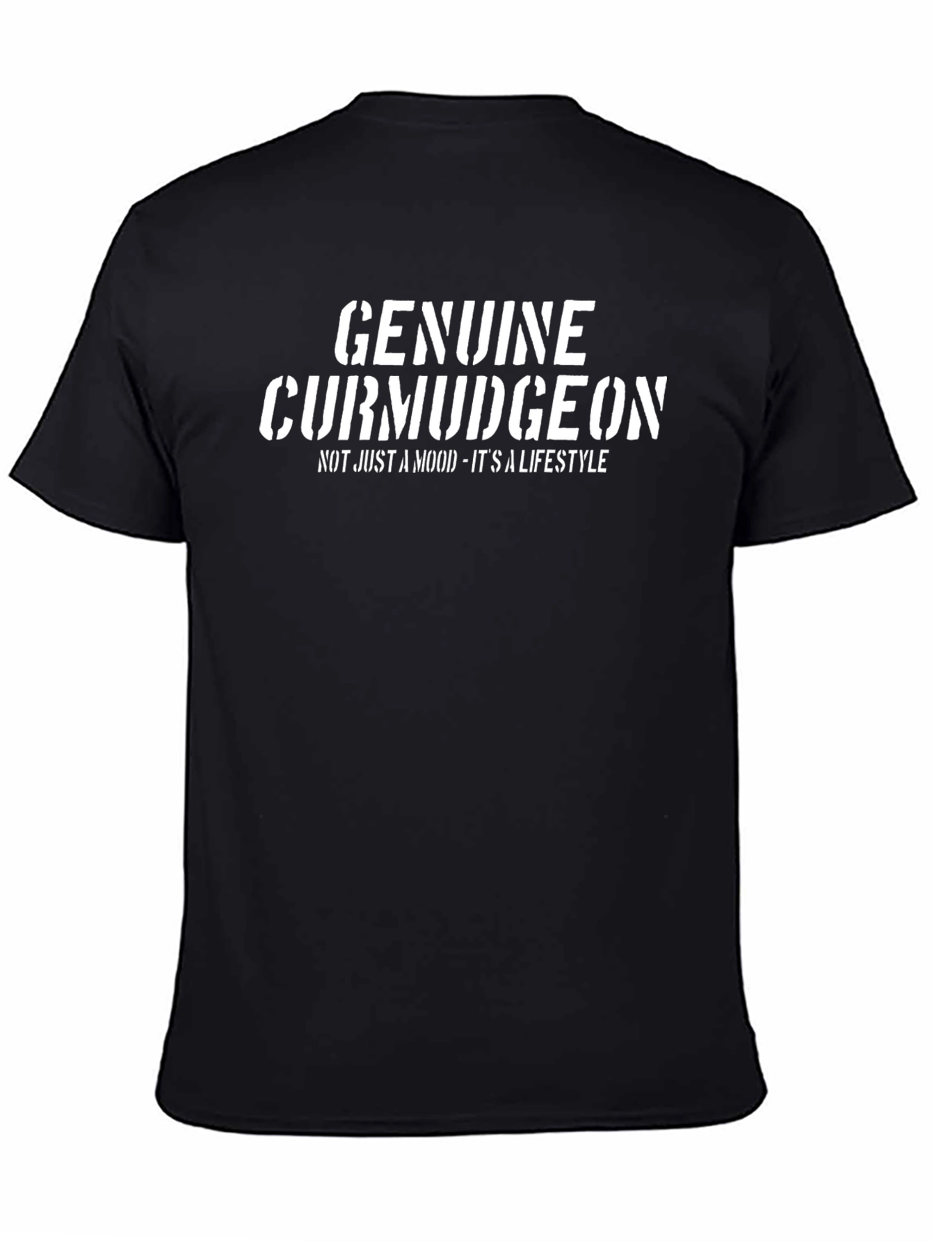 Camiseta Genuine Curmudgeon Negra