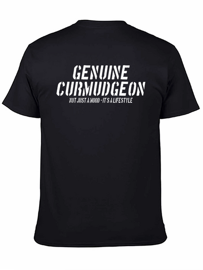 Camiseta Genuine Curmudgeon Negra