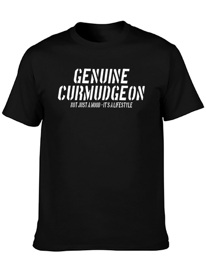 Camiseta Genuine Curmudgeon Negra