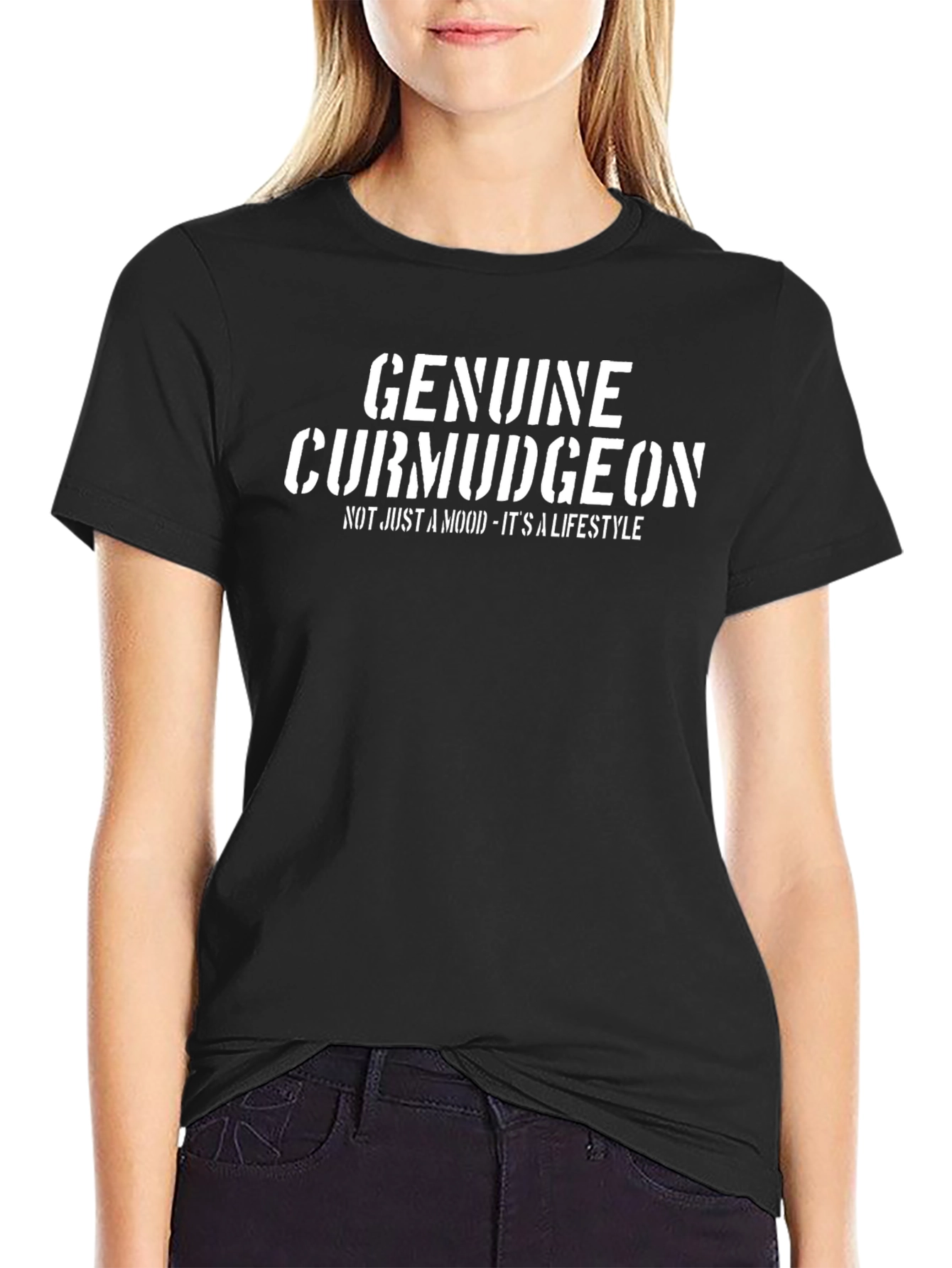 Camiseta Genuine Curmudgeon Negra