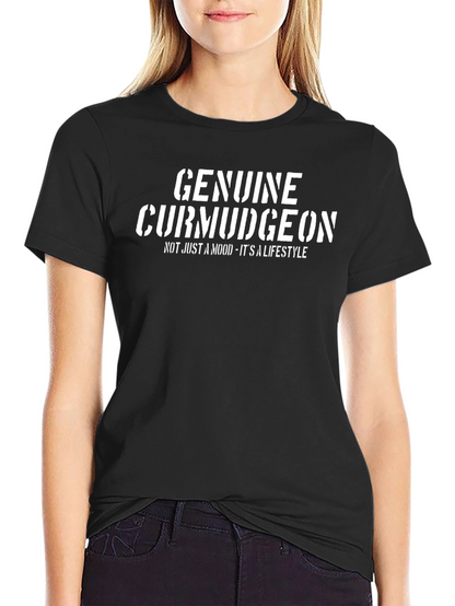 Camiseta Genuine Curmudgeon Negra