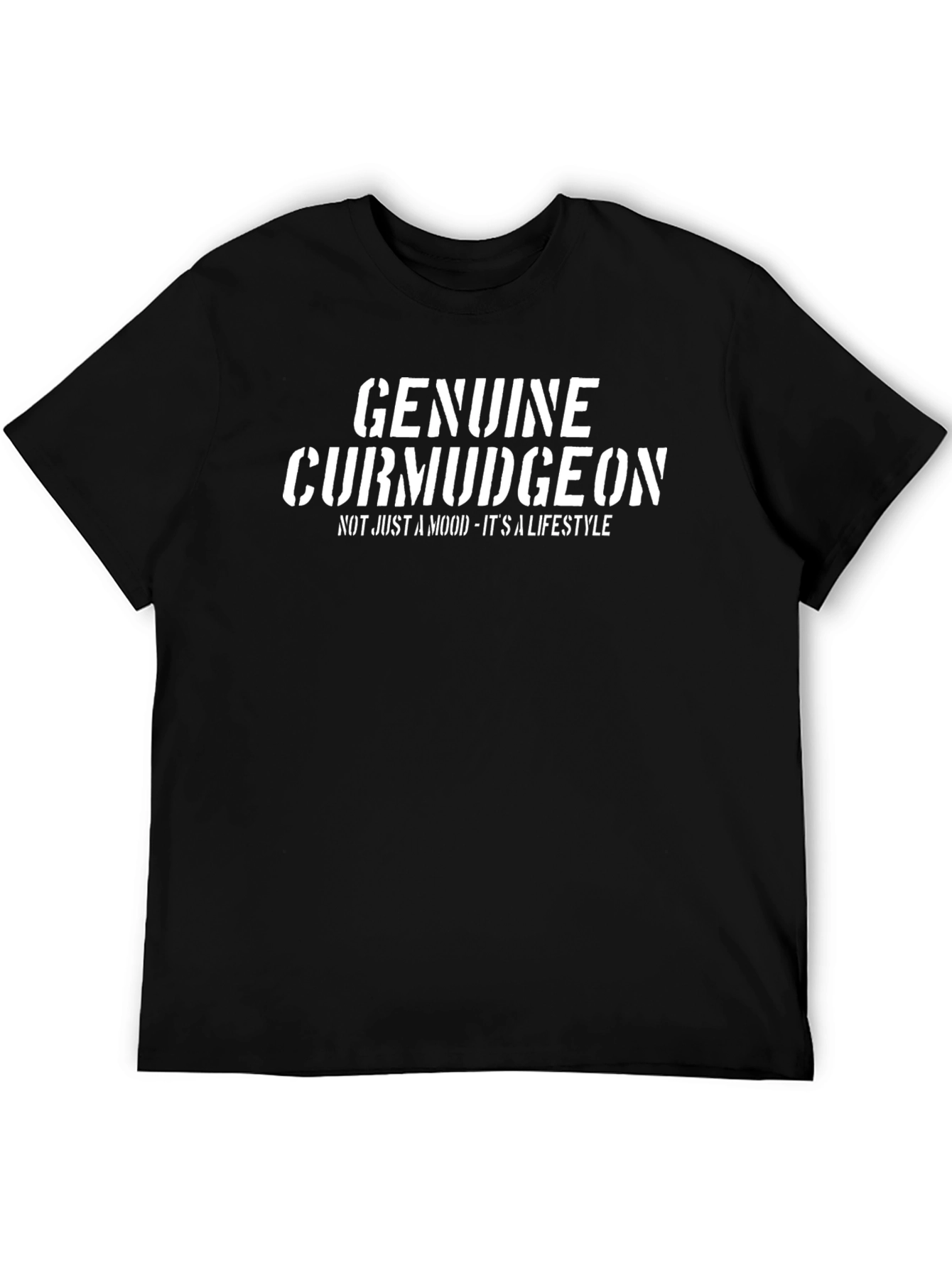 Camiseta Genuine Curmudgeon Negra