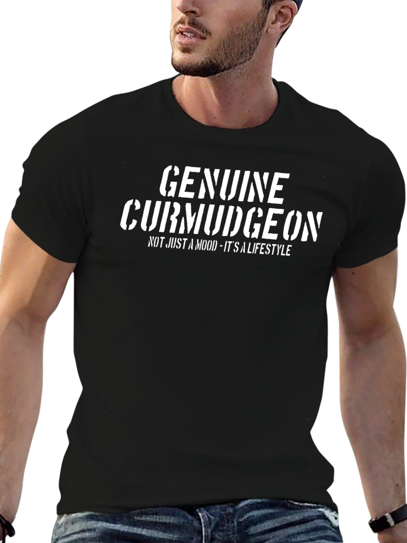 Camiseta Genuine Curmudgeon Negra