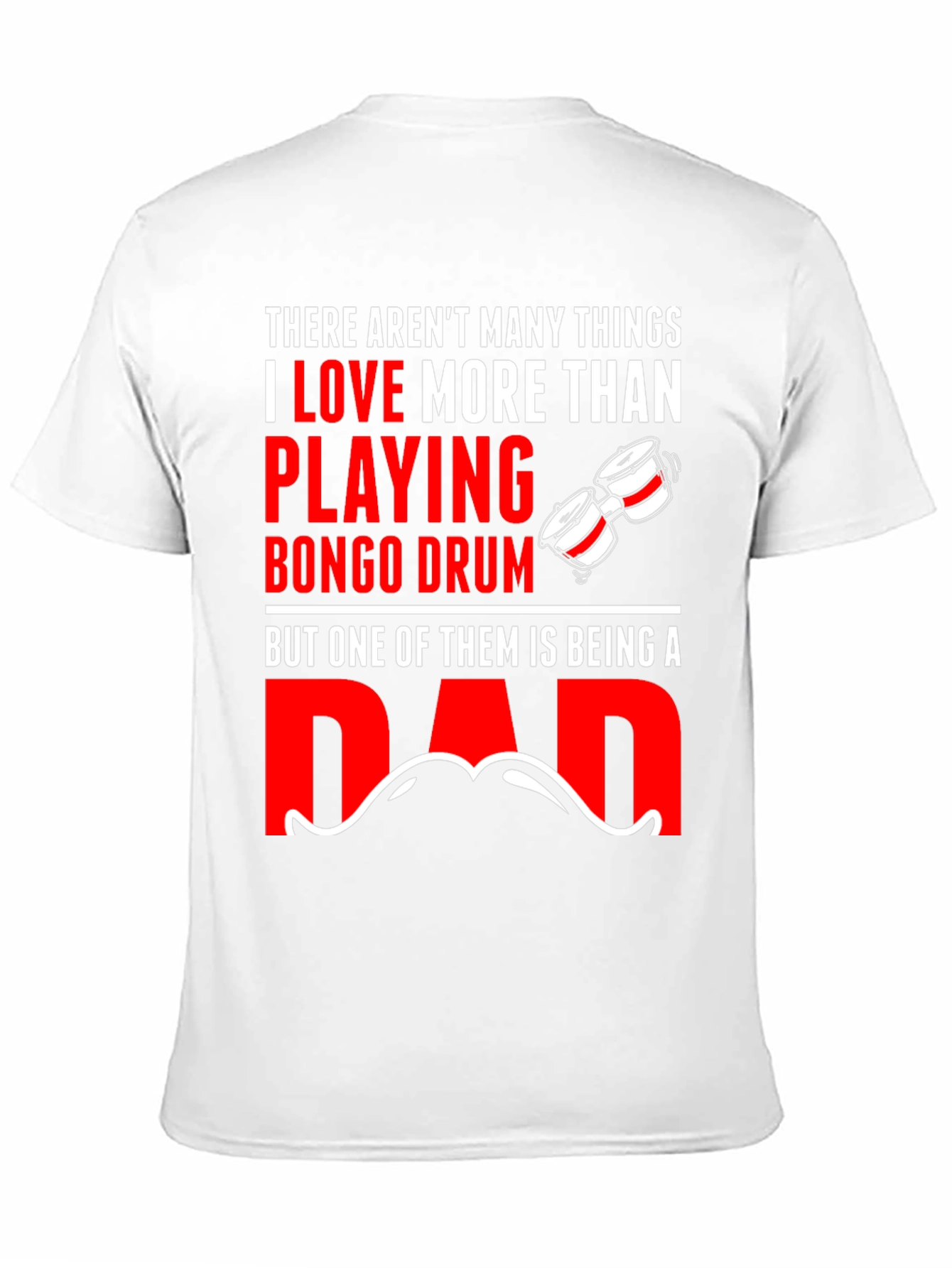 Camiseta Negra Bongo Drum Dad
