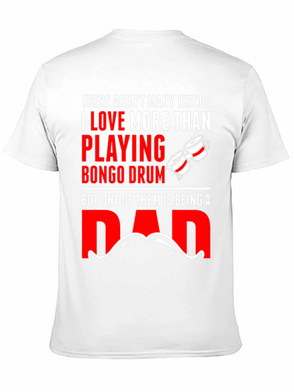 Camiseta Negra Bongo Drum Dad
