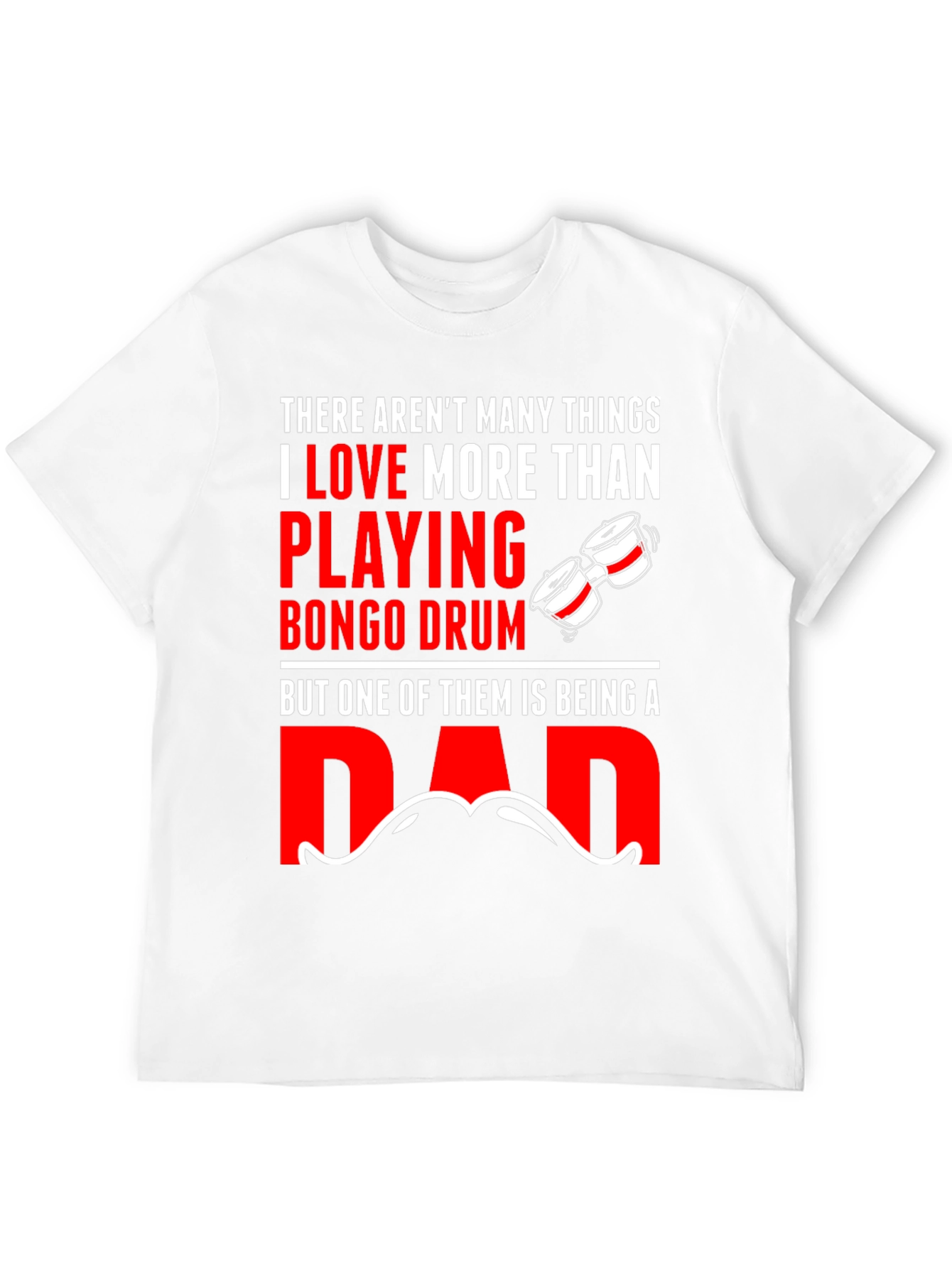Camiseta Negra Bongo Drum Dad