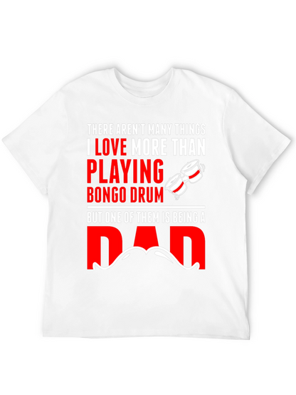 Camiseta Negra Bongo Drum Dad