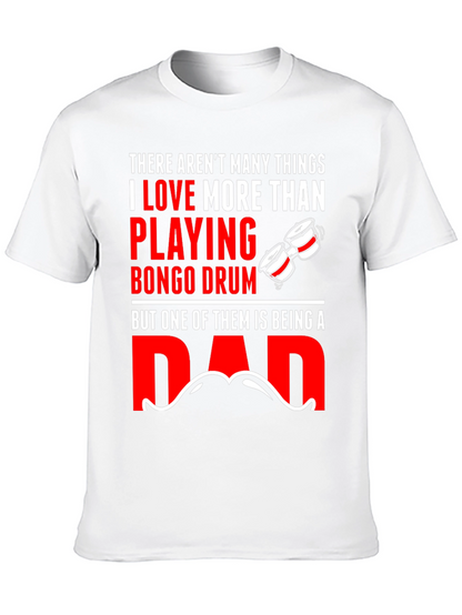Camiseta Negra Bongo Drum Dad