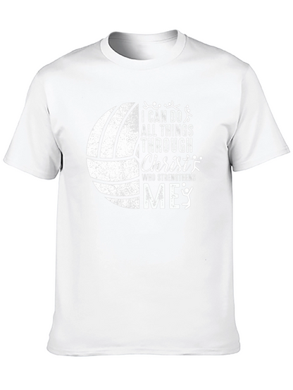 Camiseta Cristiana Deportiva: Todo Lo Puedo En Cristo