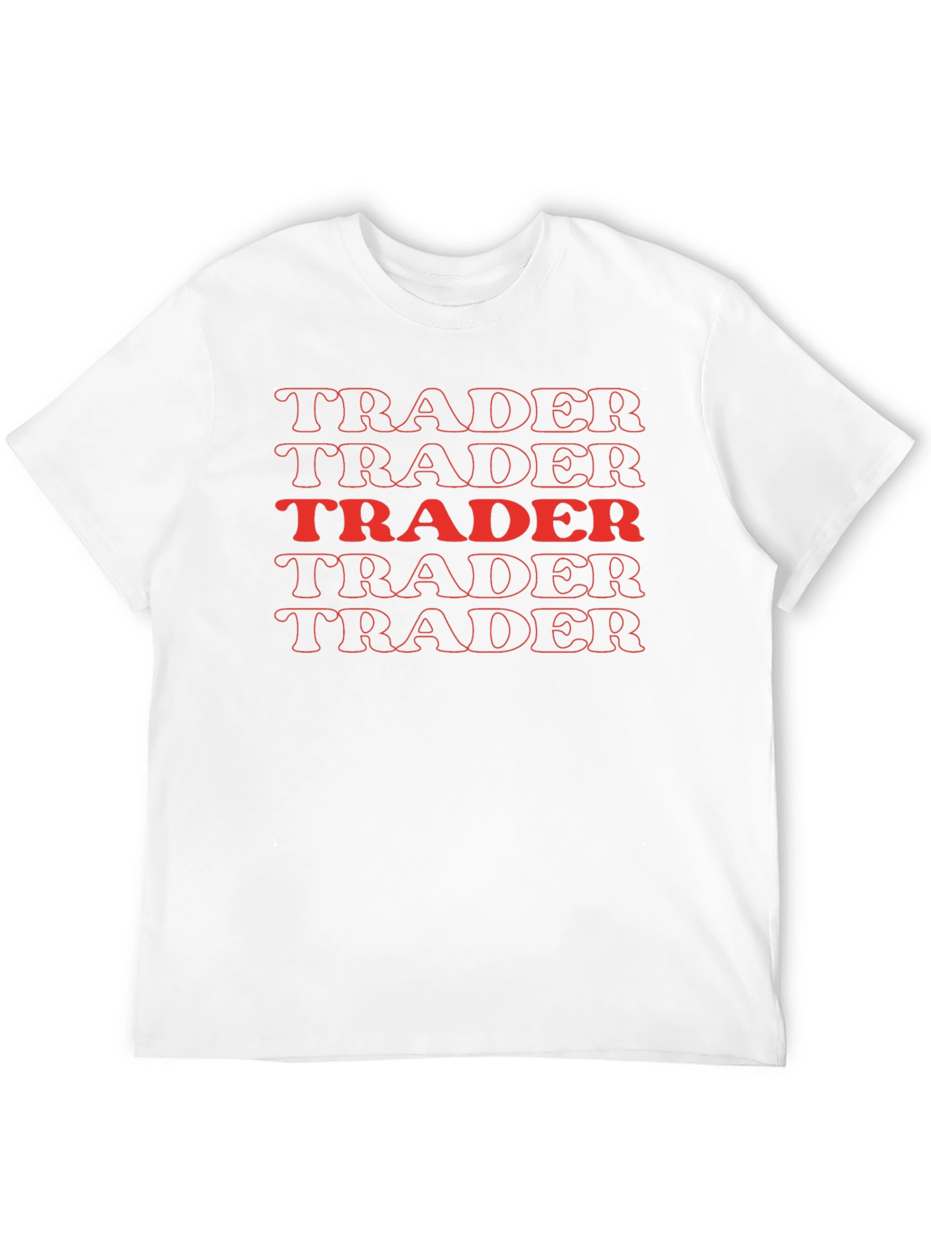 Camiseta Negra Trader Retro