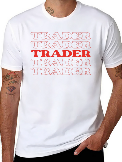 Camiseta Negra Trader Retro