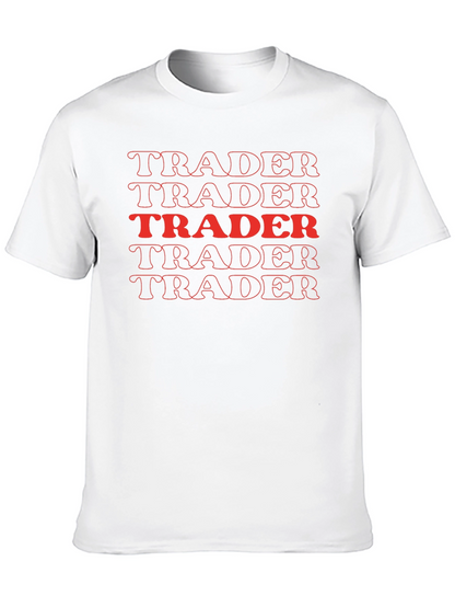 Camiseta Negra Trader Retro