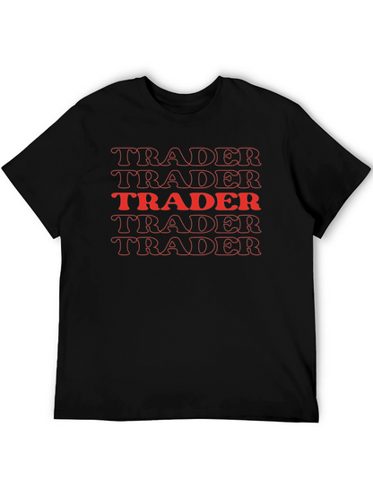 Camiseta Negra Trader Retro