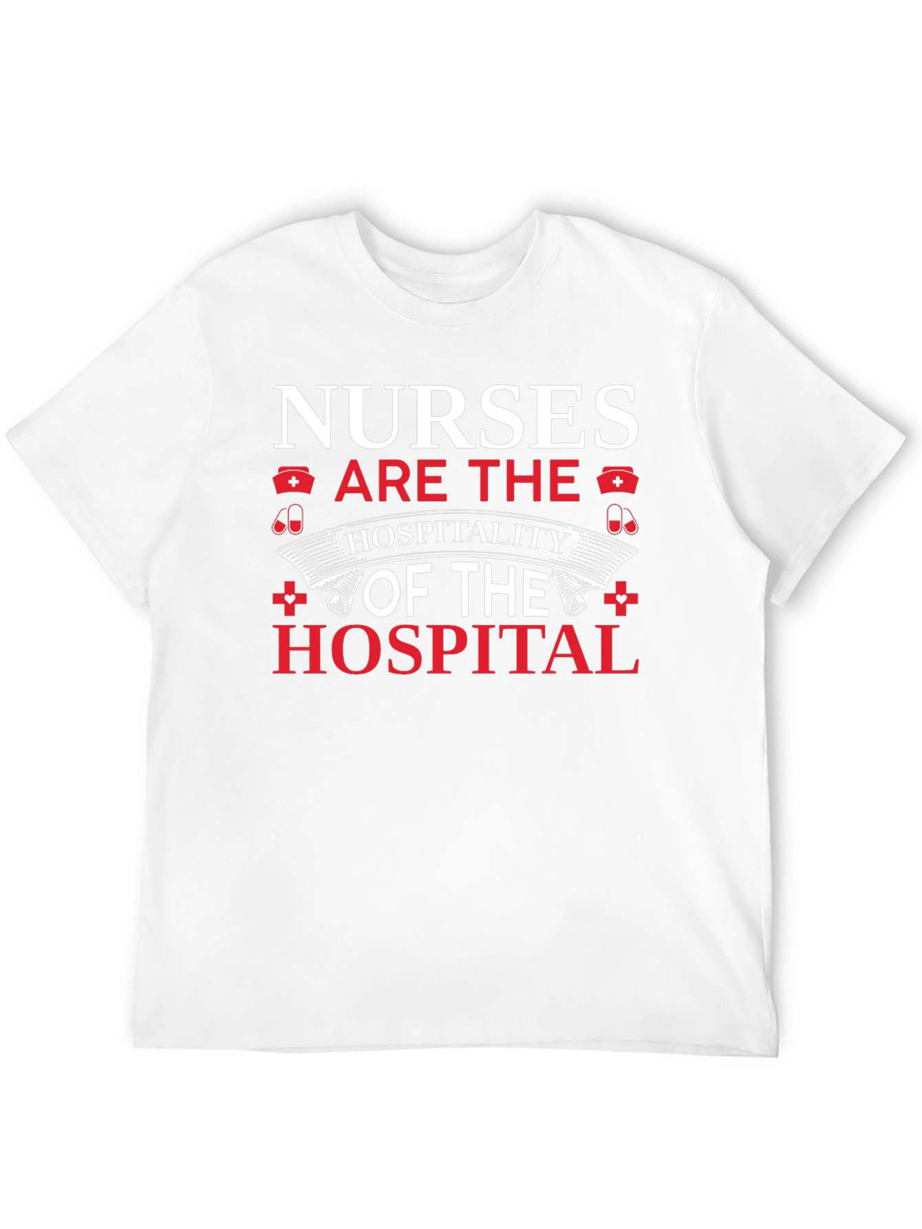 Camiseta Negra Nurses Are The Hospitality of the Hospital