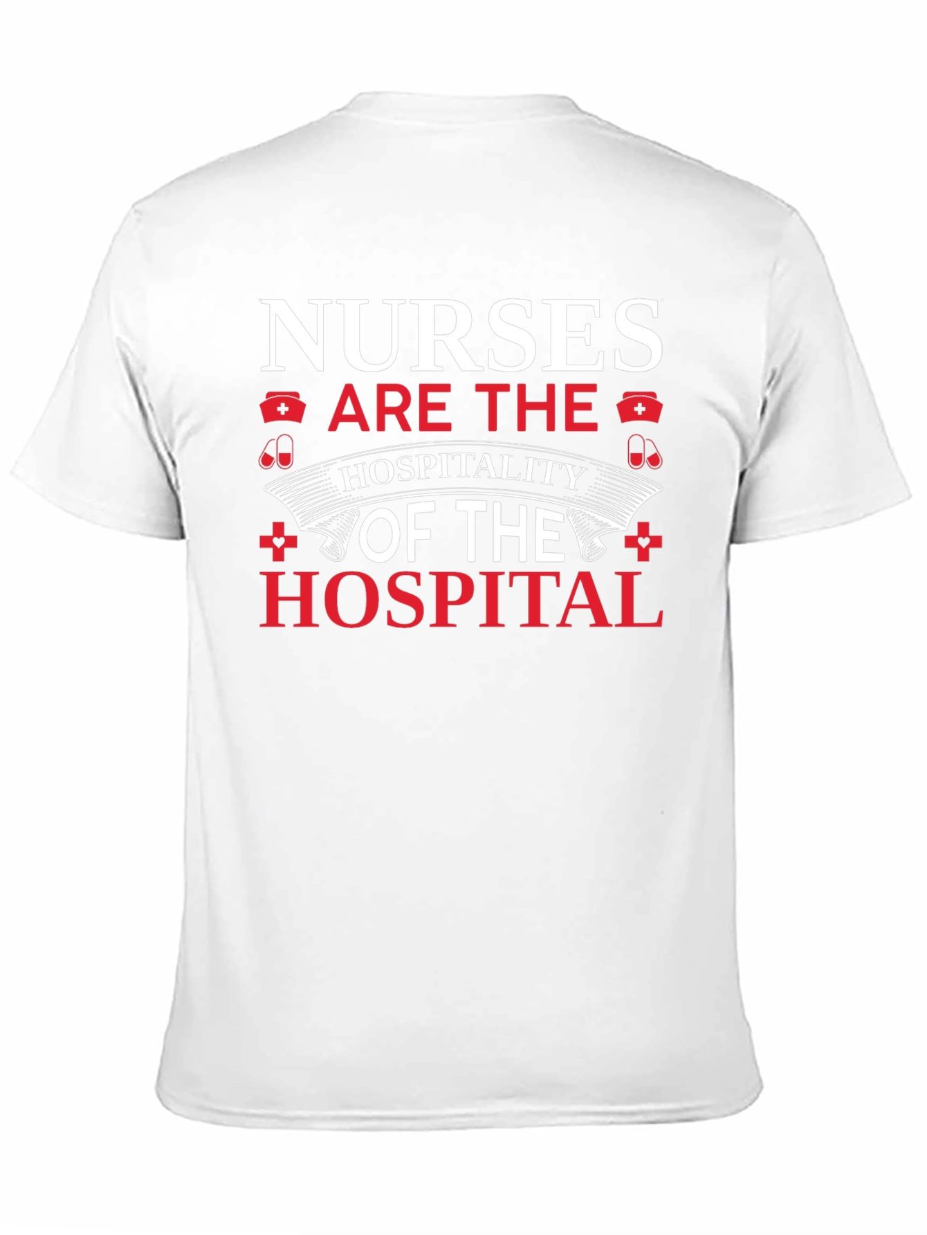 Camiseta Negra Nurses Are The Hospitality of the Hospital