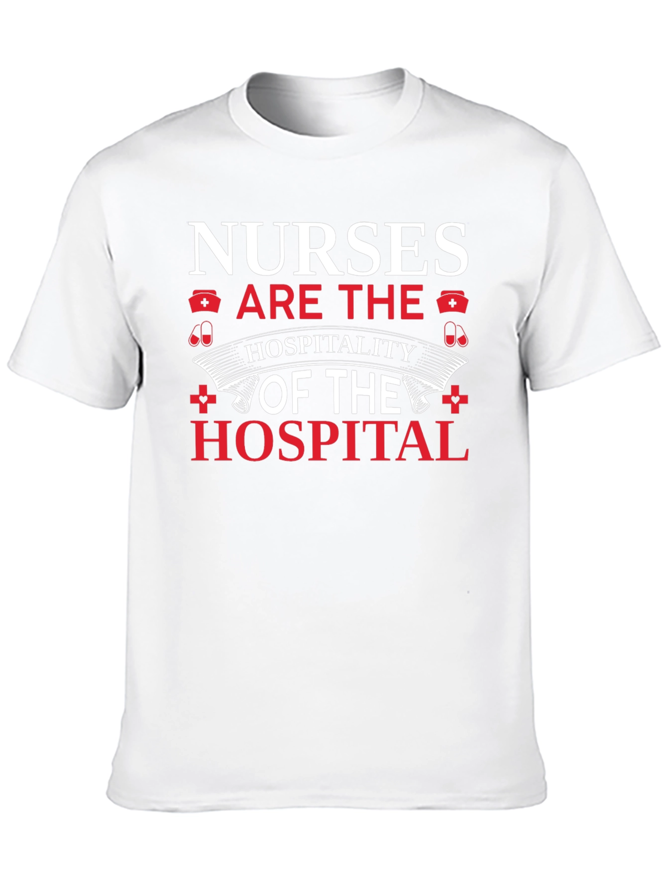 Camiseta Negra Nurses Are The Hospitality of the Hospital