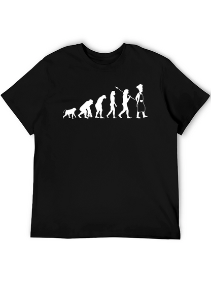 Camiseta Negra Evolución Chef