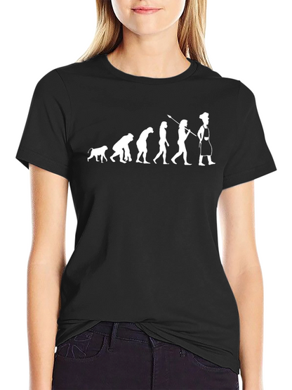 Camiseta Negra Evolución Chef