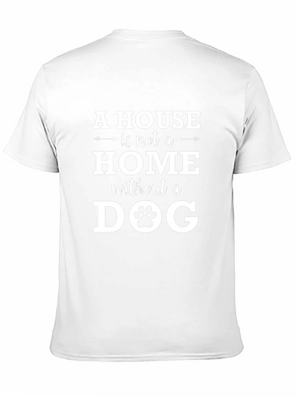 Camiseta Negra Hogar sin Perro