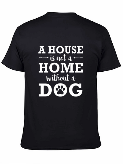 Camiseta Negra Hogar sin Perro
