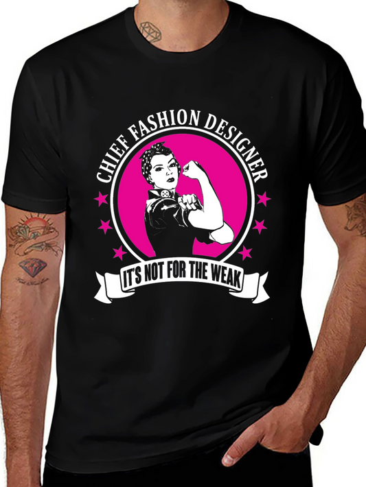 Camiseta Diseñadora de Moda - No Apta para Débiles