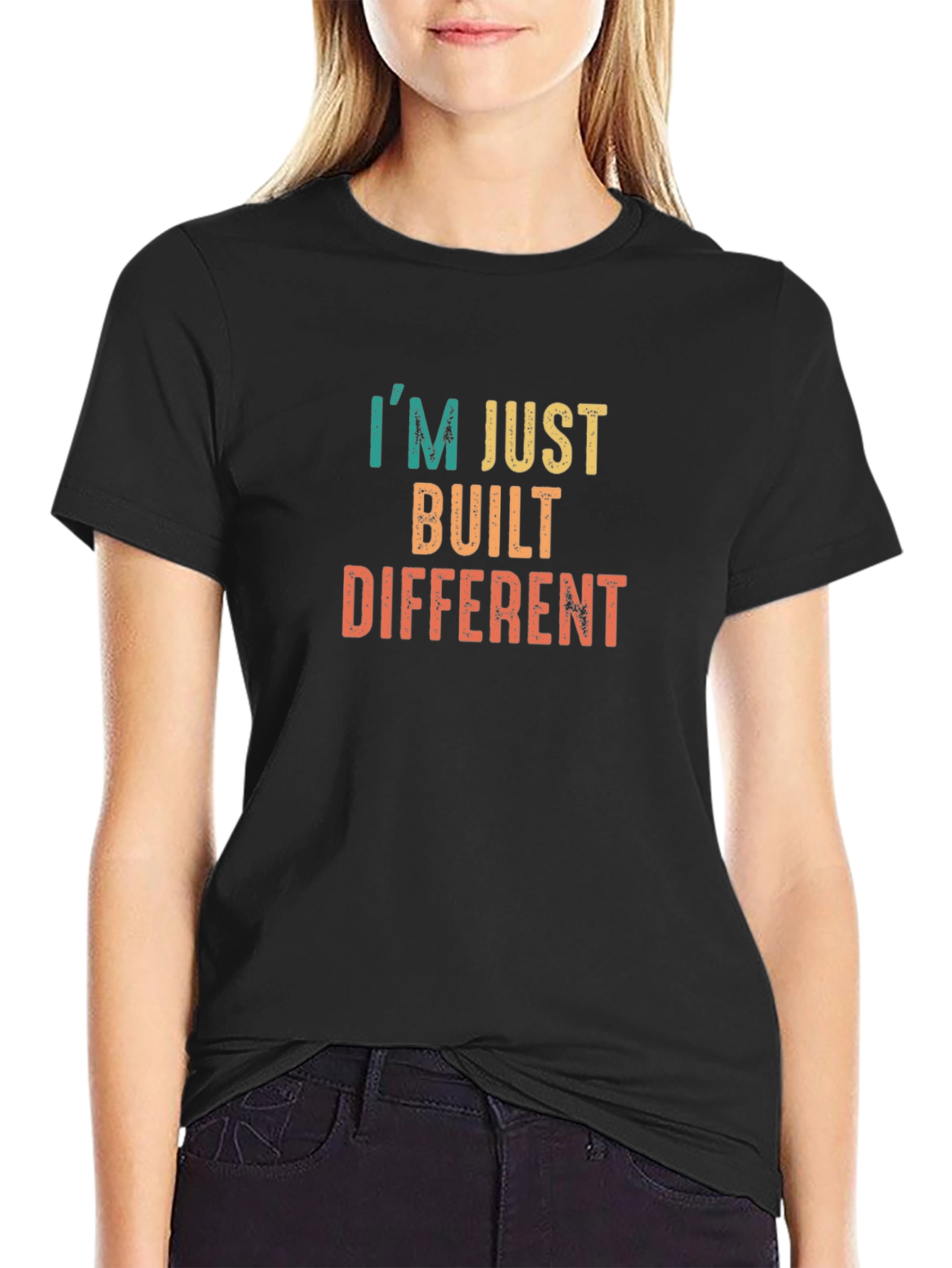 Camiseta Negra Built Different