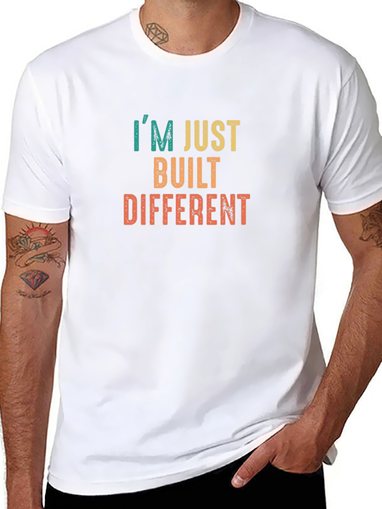 Camiseta Negra Built Different