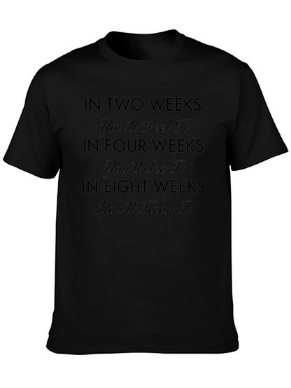 Camiseta Negra: En Dos Semanas lo Sentirás