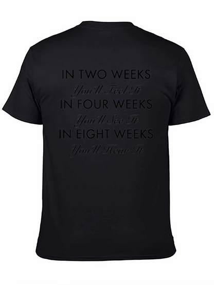 Camiseta Negra: En Dos Semanas lo Sentirás