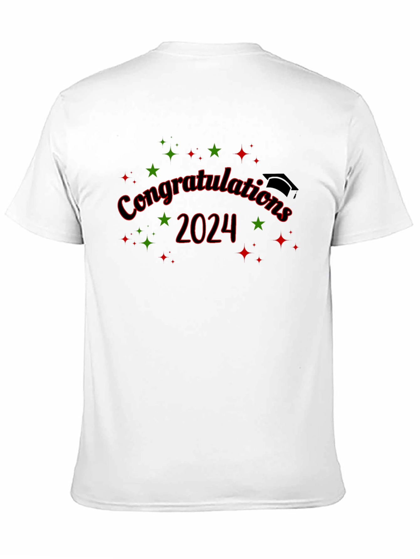 Camiseta Negra de Graduación 2024 - ¡Felicidades!