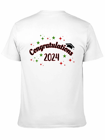 Camiseta Negra de Graduación 2024 - ¡Felicidades!