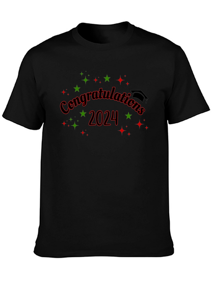 Camiseta Negra de Graduación 2024 - ¡Felicidades!