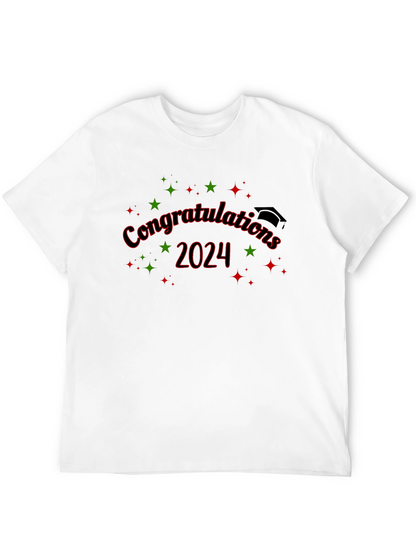 Camiseta Negra de Graduación 2024 - ¡Felicidades!